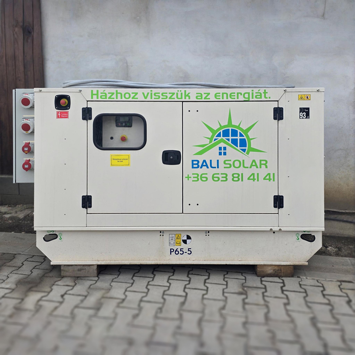 Bali Solar - Aggregátor bérlés
